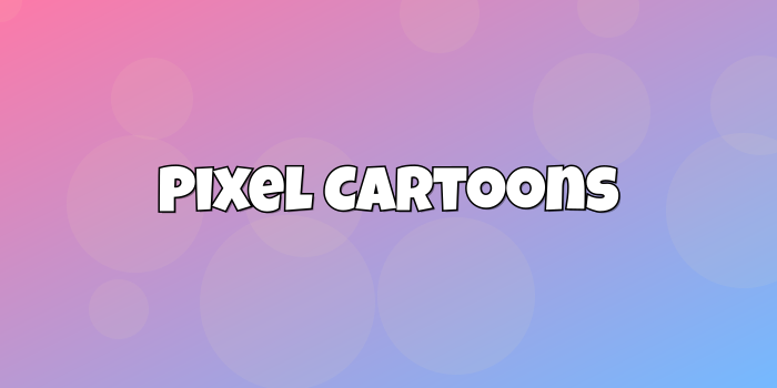 Category cover: Pixel Cartoons - 1 - cute-cursor.com